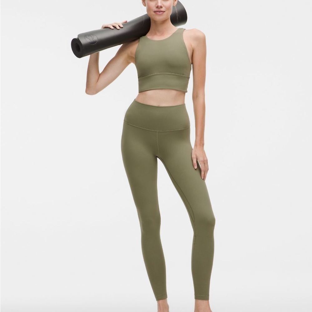 Lululemon Align High Rise pant 28” Size 12 Bayleaf NWT